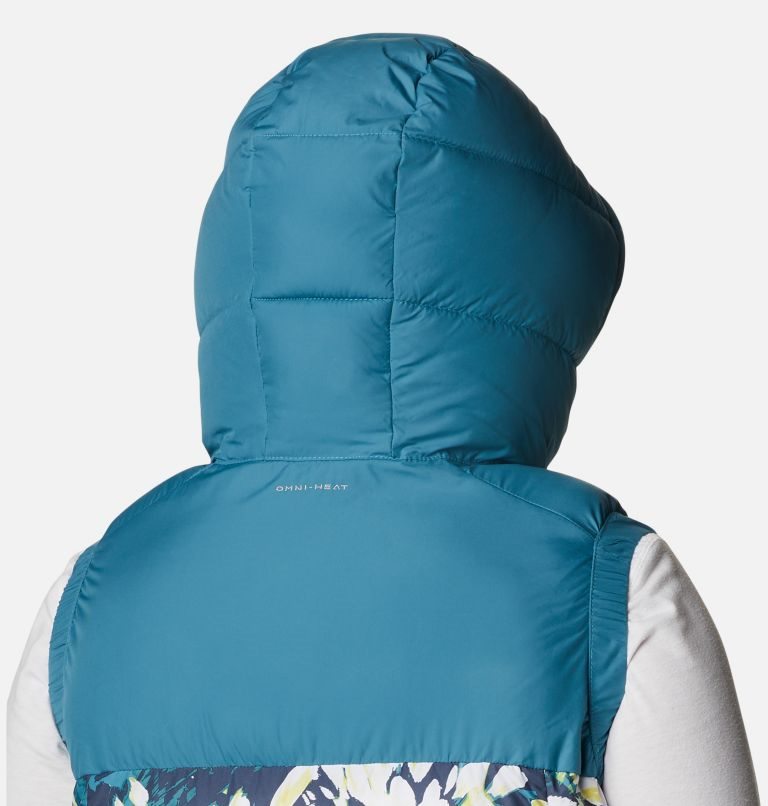 Women's Columbia Pike Lake II Insulated Vests Turquoise / Flower | Plus Size CA-Z5068